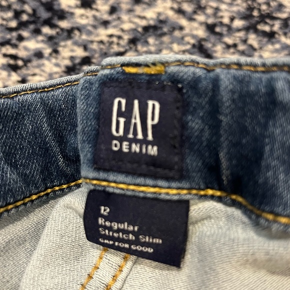 👖👖👖 Boys Sz.12 Jeans 3 Pairs! Gap, Cat & Jack, Joes- all like new! - Picture 4 of 7